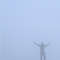 El Torcal bei Nebel Im Winter